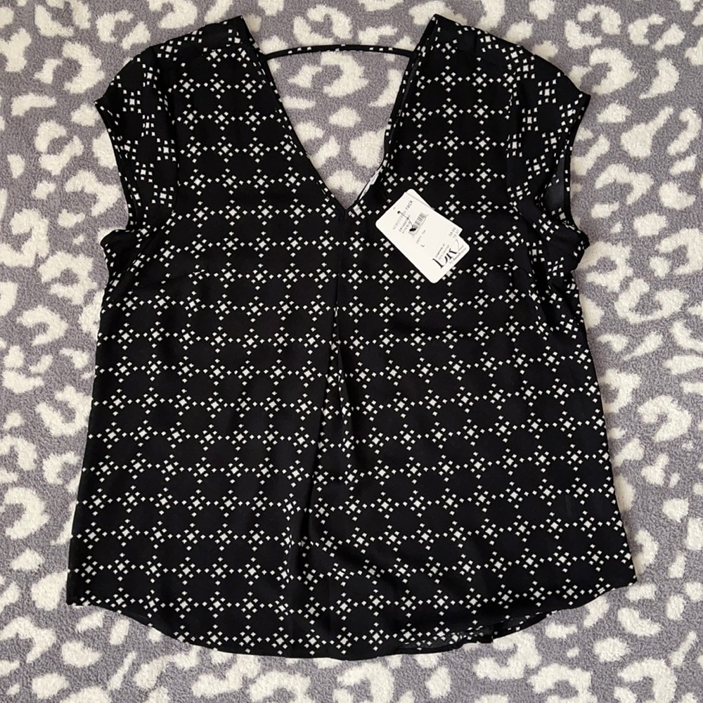 Black and White blouse